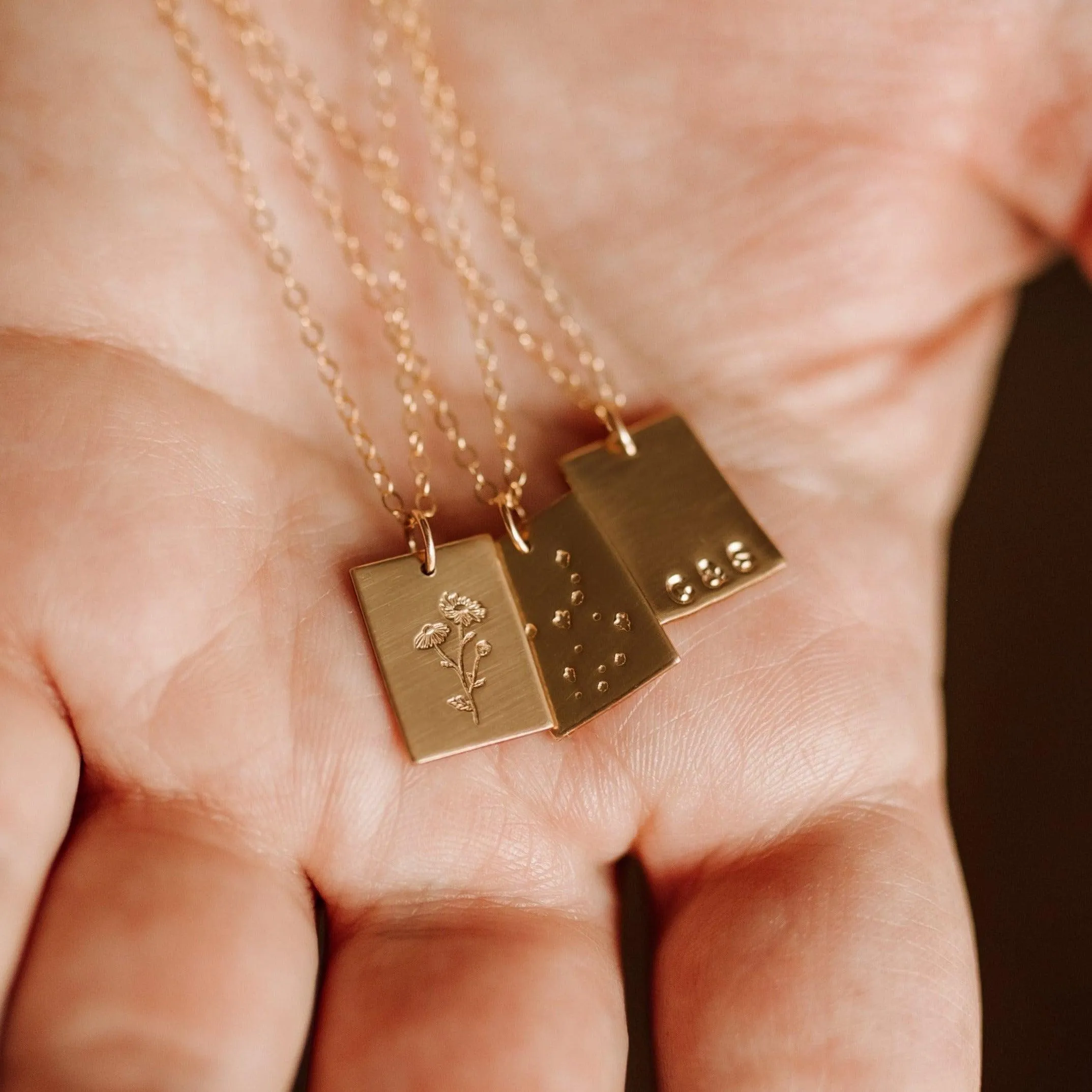Clara Tag Necklace
