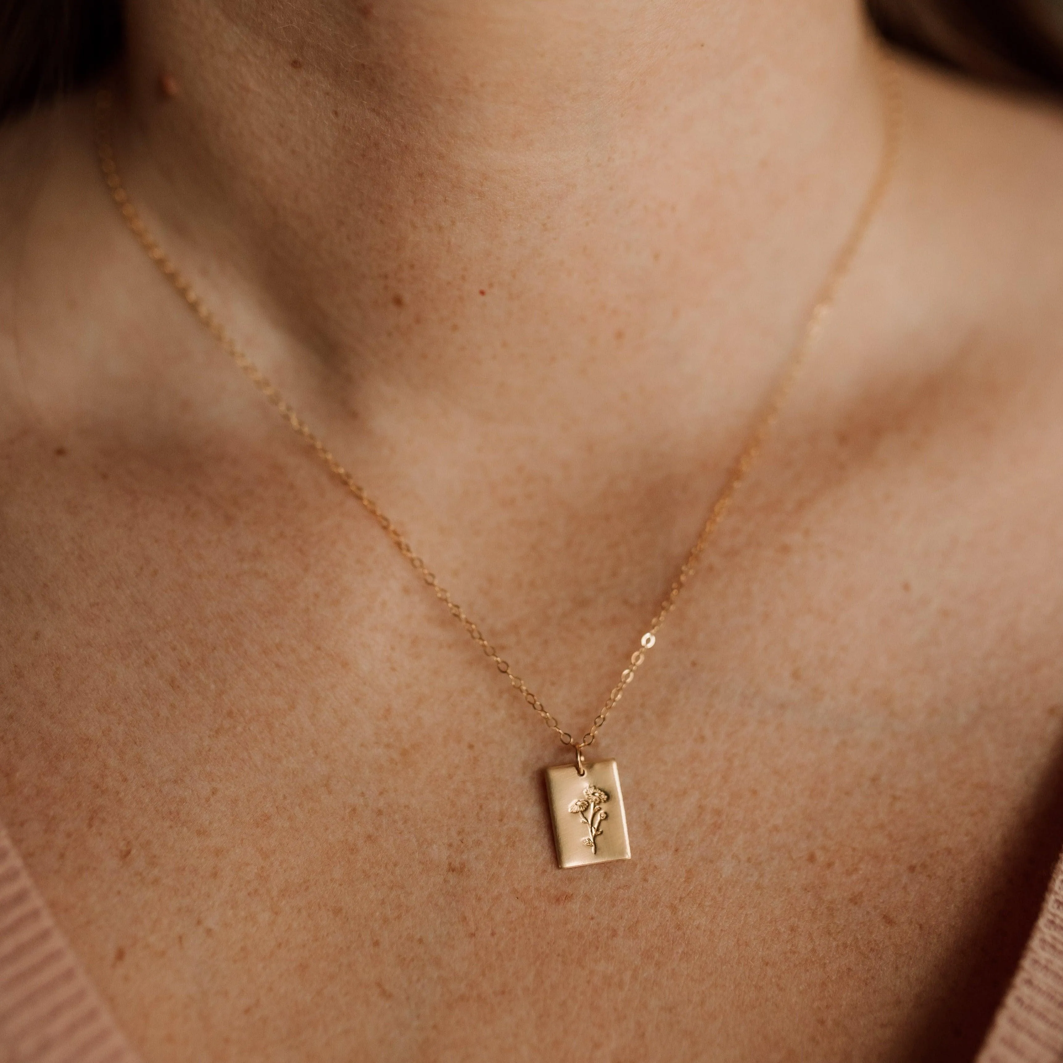 Clara Tag Necklace
