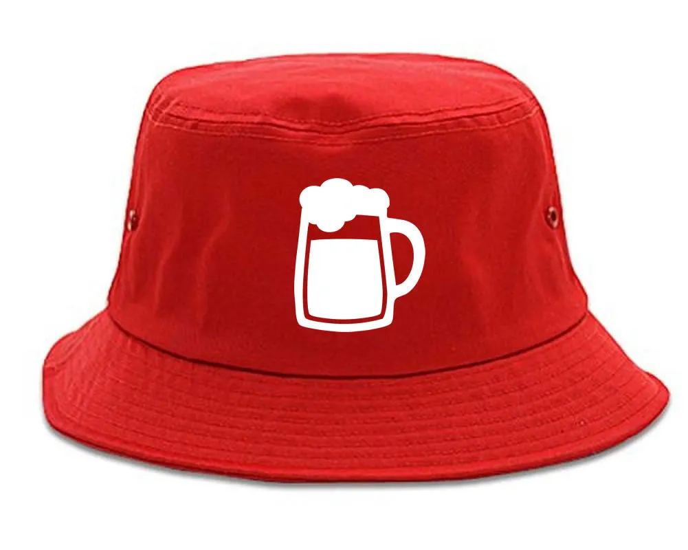 Cold Beer Mug Pint Tap Bucket Hat Cap