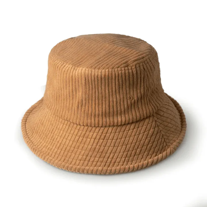 Corduroy Bucket Hat - Camel