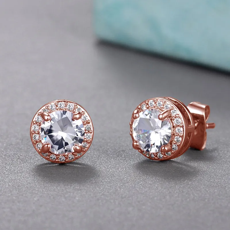 Creative zircon all-match earrings