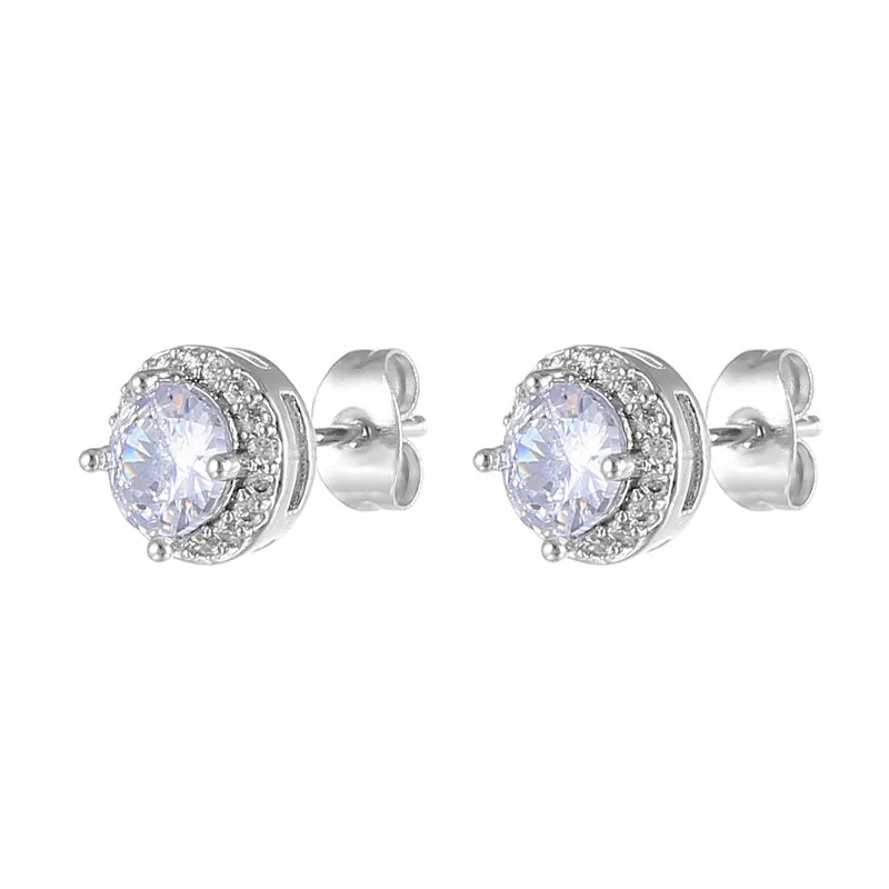Creative zircon all-match earrings