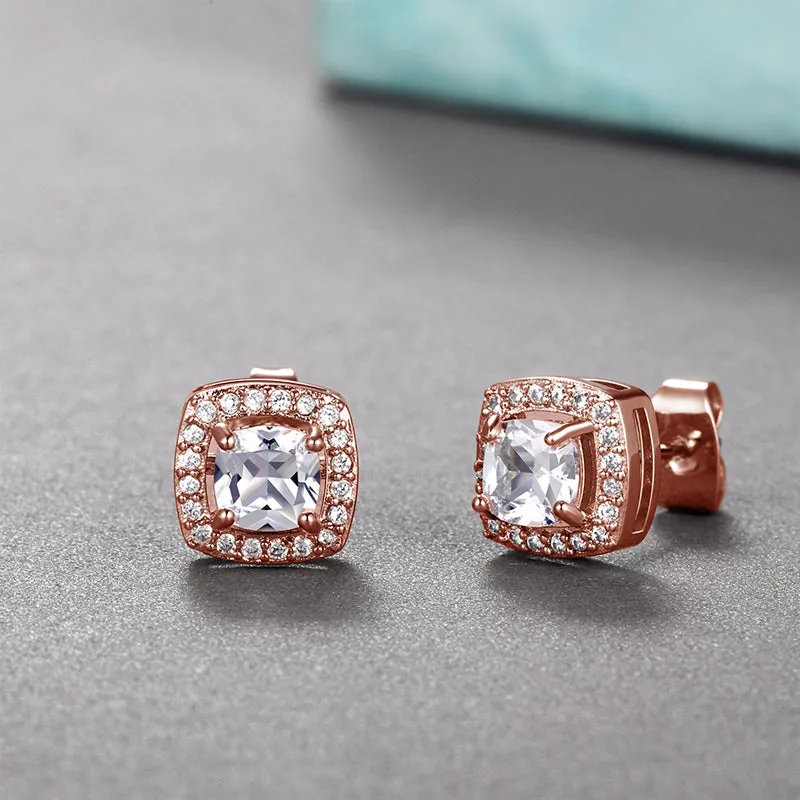 Creative zircon all-match earrings