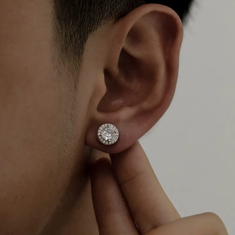 Creative zircon all-match earrings