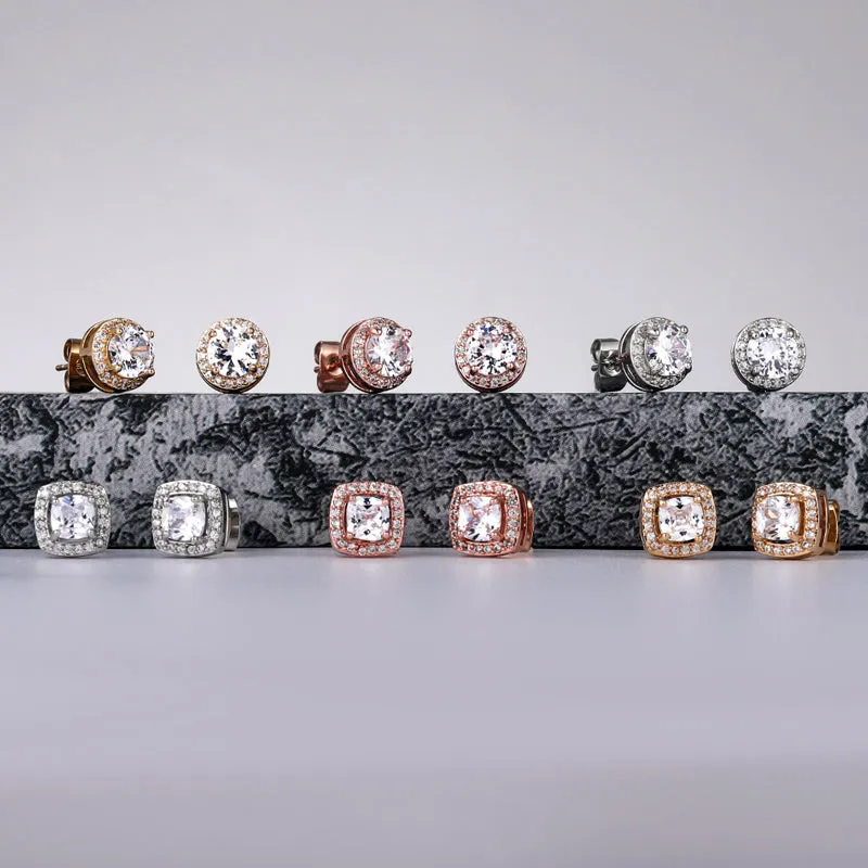 Creative zircon all-match earrings