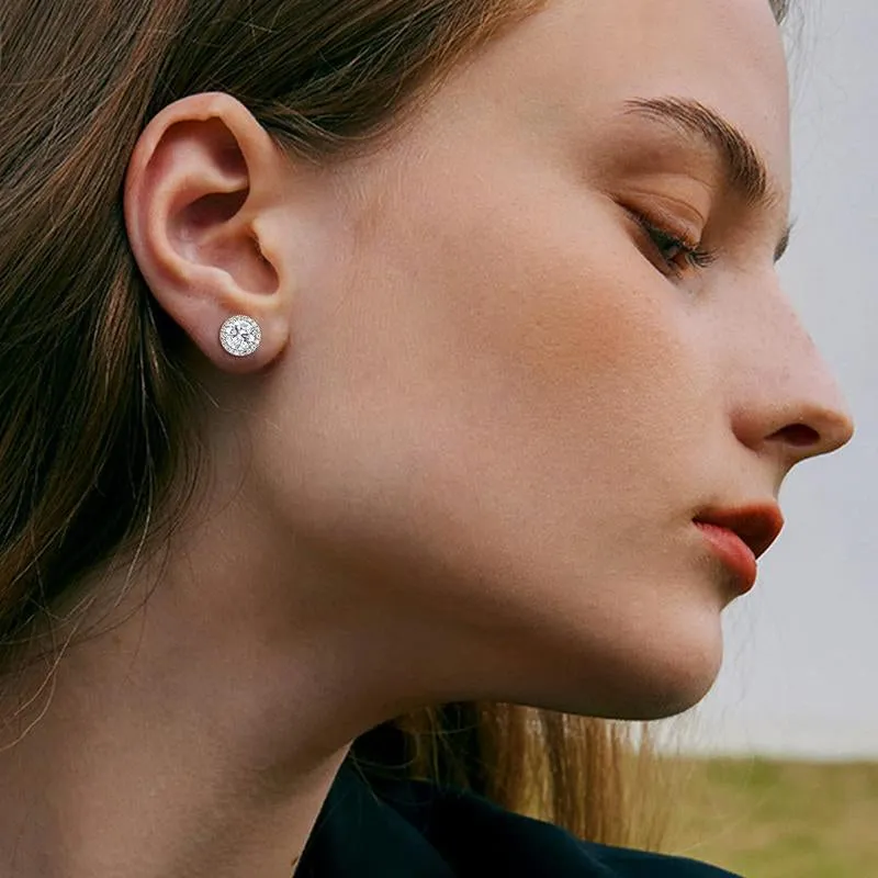 Creative zircon all-match earrings