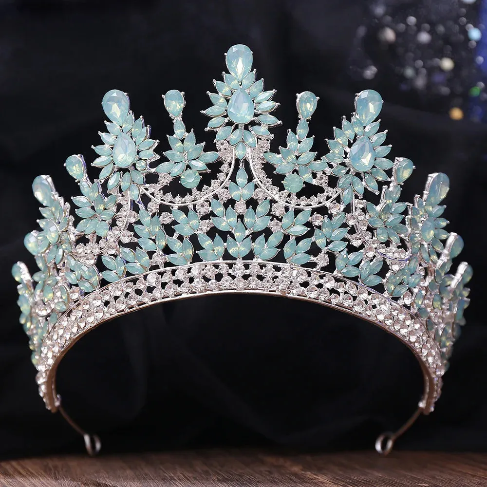 Creme de la Creme Floral Peaks Design Tiaras-Crown