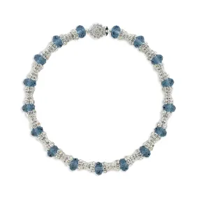 Crystal Embellished Statement Necklace
