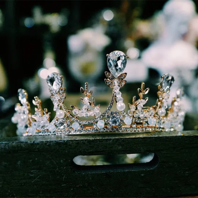 Crystal Princess Party High Point Tiara Crown