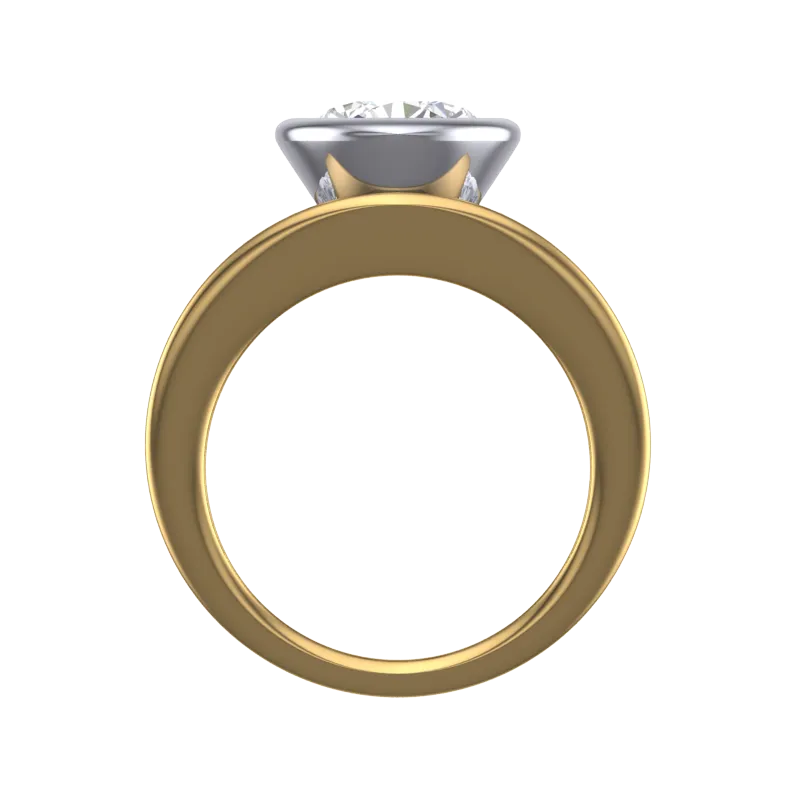 Cubic Zirconia Engagement Ring- Customer Designed Style 7768