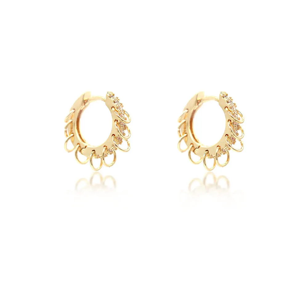 Dangle Hoop Earrings
