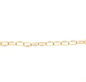 Diamond Carabiner Bracelet