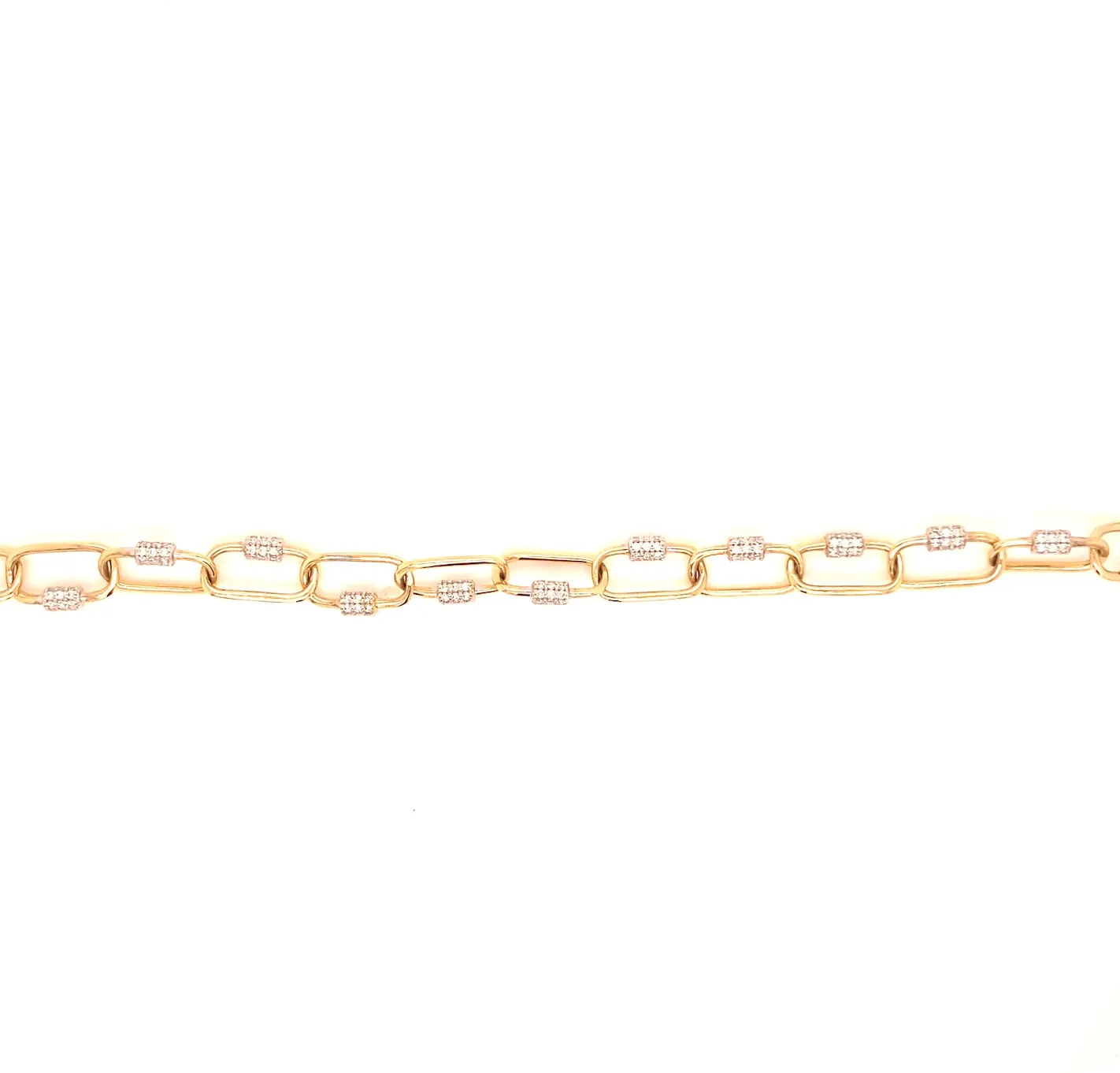 Diamond Carabiner Bracelet