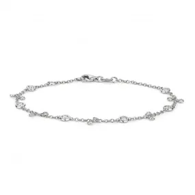 Diamond Jewellery 18ct White Gold Diamond Bracelet BDQ032W