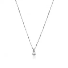 Diamond Jewellery 18ct White Gold Diamond Necklace NDQ148W