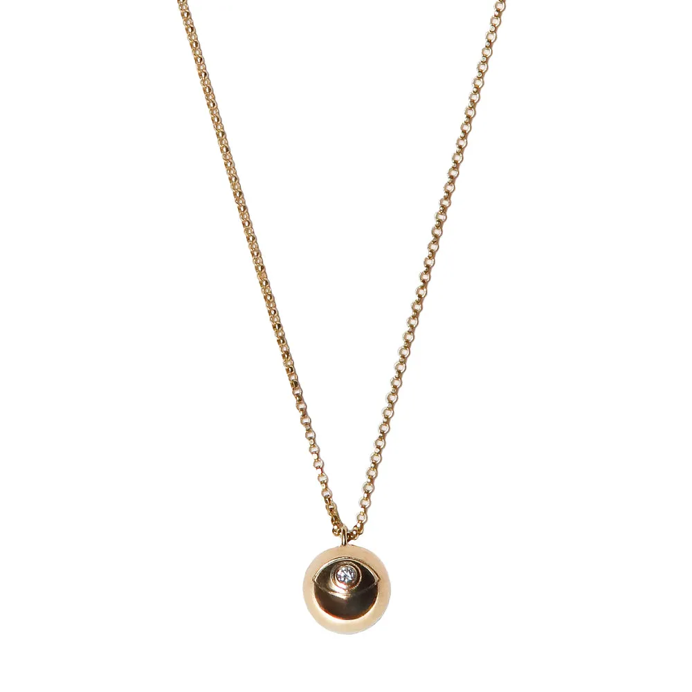 Diamond Small Clarity Charm Necklace
