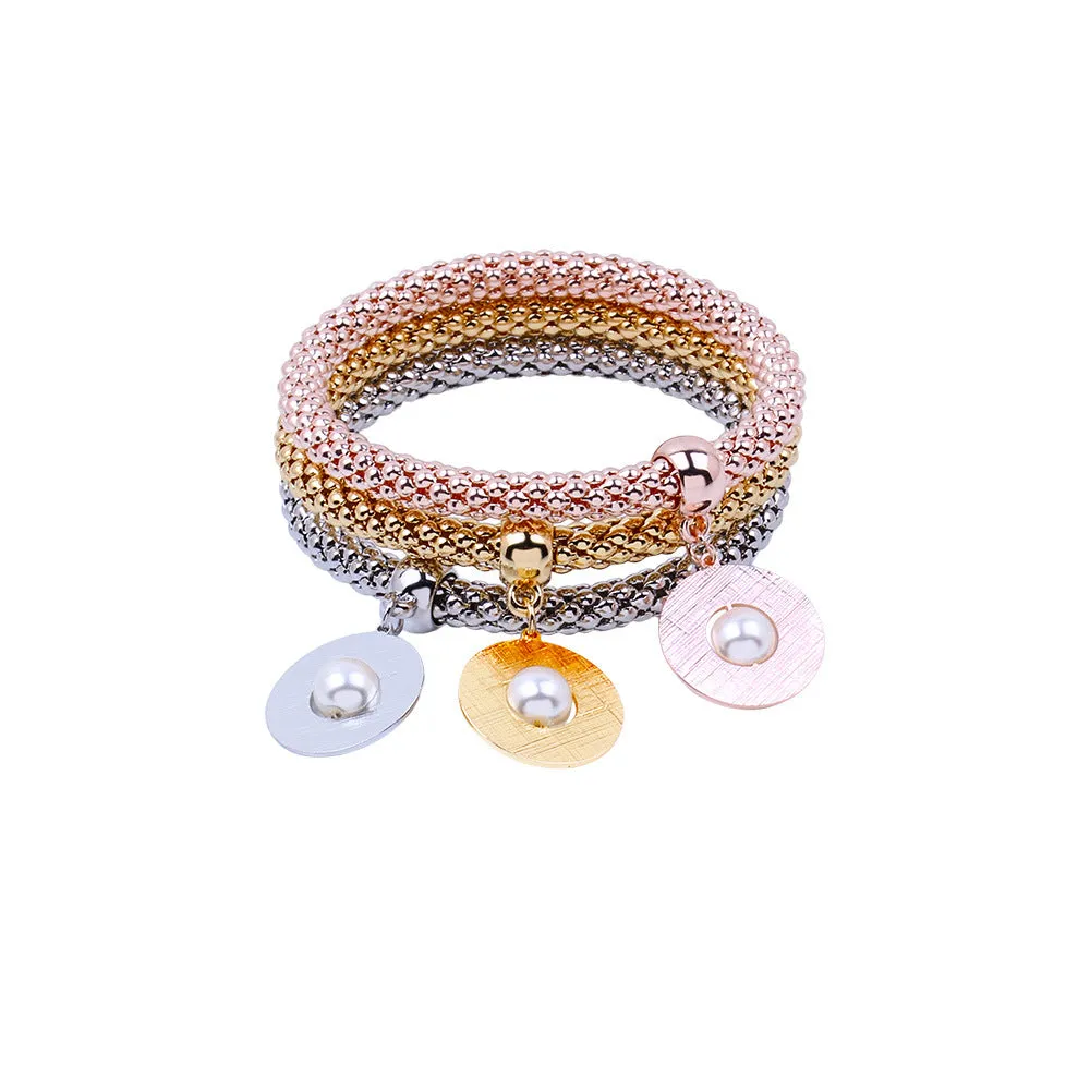 Elastic Bracelet European And American Heart Pendant Bracelet Fashion Bracelet