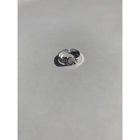 Elephant Adjustable Sterling Silver Toe Ring