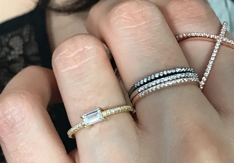Elle Baguette Ring