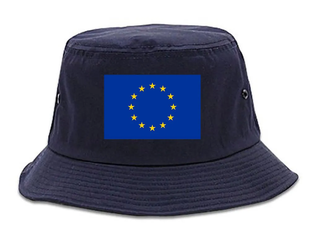 European Union Flag Chest Mens Bucket Hat
