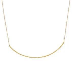 Extra Long Diamond Bar Necklace