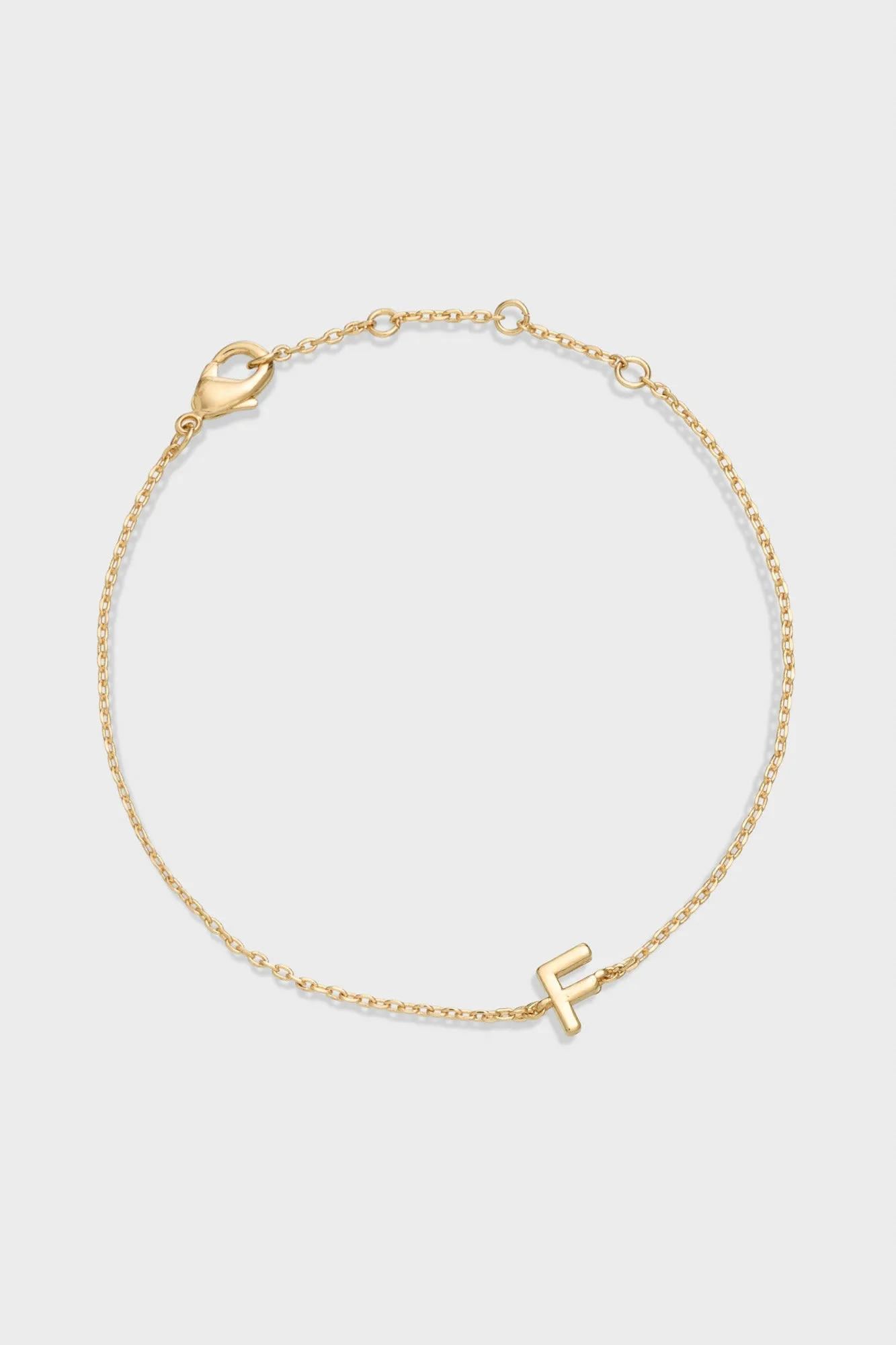 F - Letter Bracelet