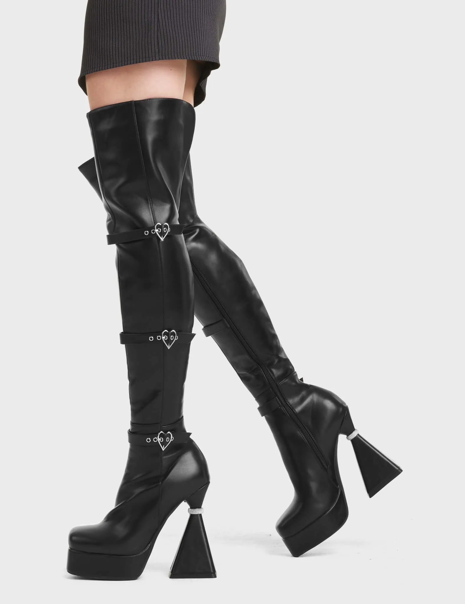 Fantasy Platform Thigh High Boots