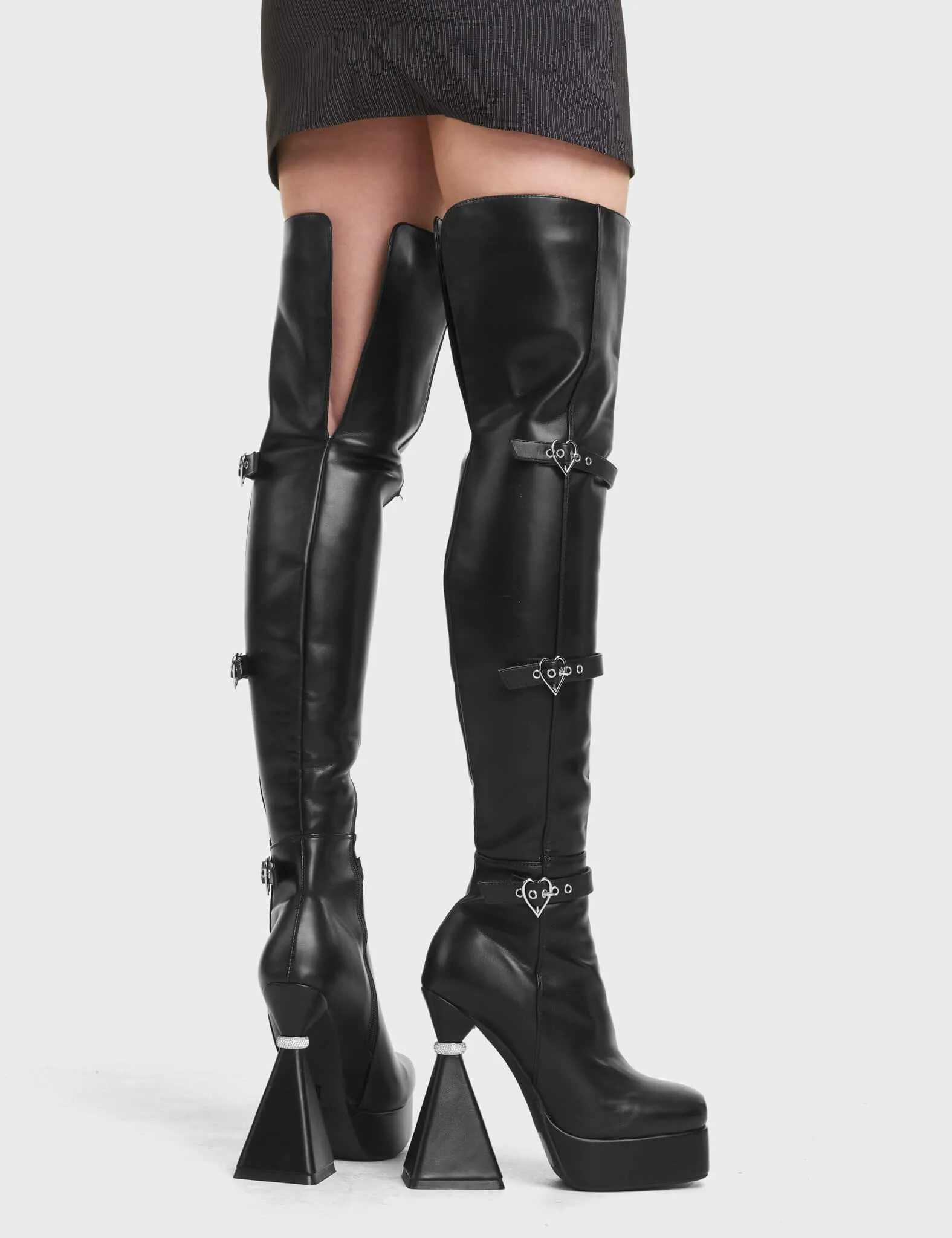 Fantasy Platform Thigh High Boots