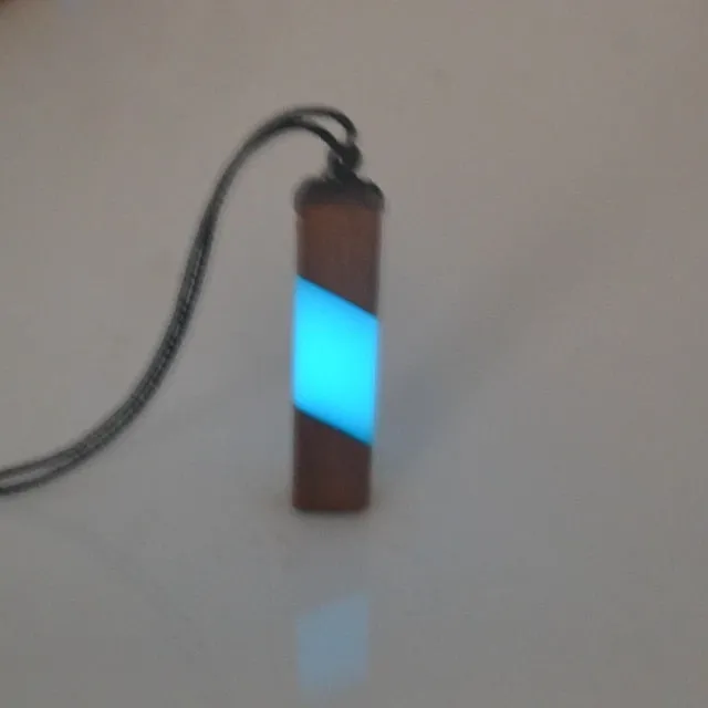 Fashion Arrow Necklace, Ancient Wood Resin Combined With Strength Energy Jewelry, Luminous Pendant Gift A203051