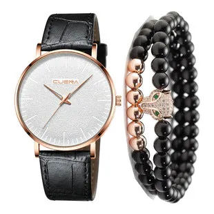 Fresh Student Style Girl Heart Animal Dial Belt Quartz Watch Rabbit Bracelet