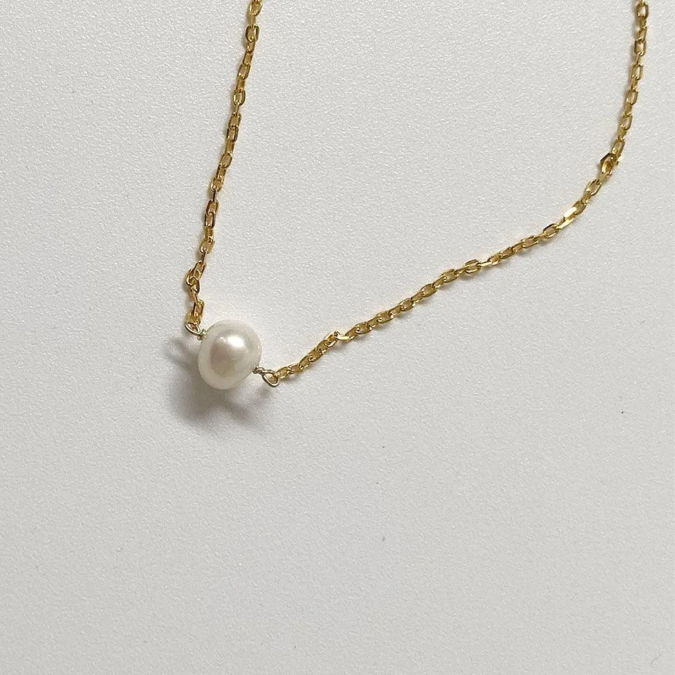 Freshwater Pearl and Gold Bracelet | Single Pearl