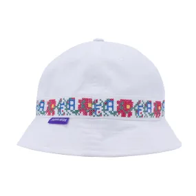 FUCKING AWESOME TETRIS BUCKET HAT WHITE