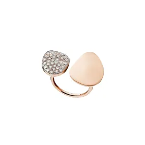 Galet Medium Double Ring