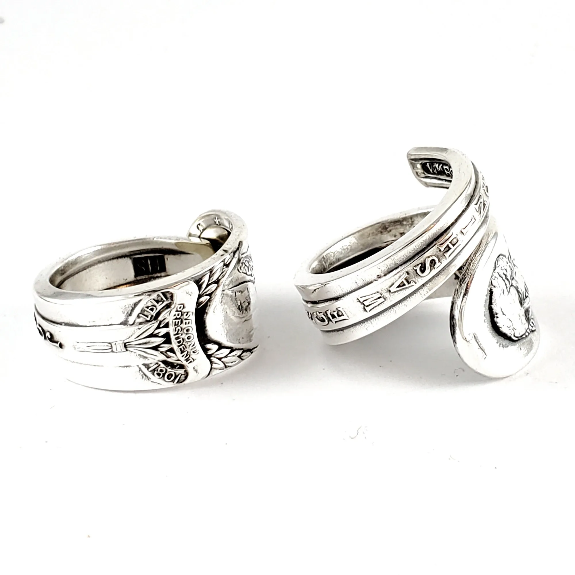 George Washington Presidential Spoon Ring - Made to Order