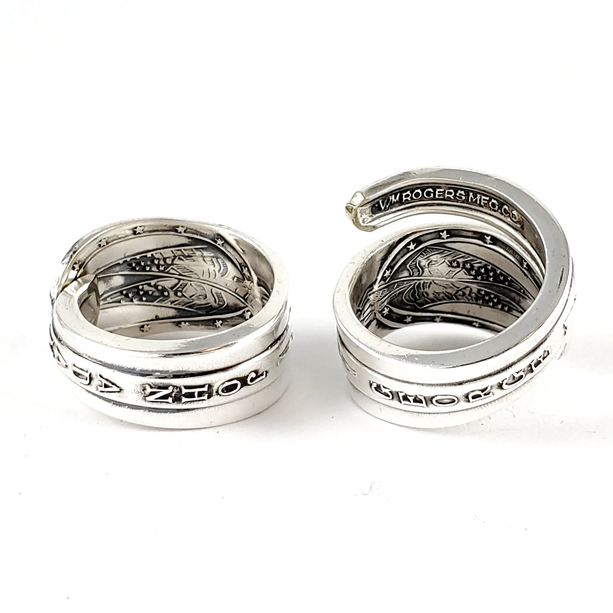 George Washington Presidential Spoon Ring - Made to Order