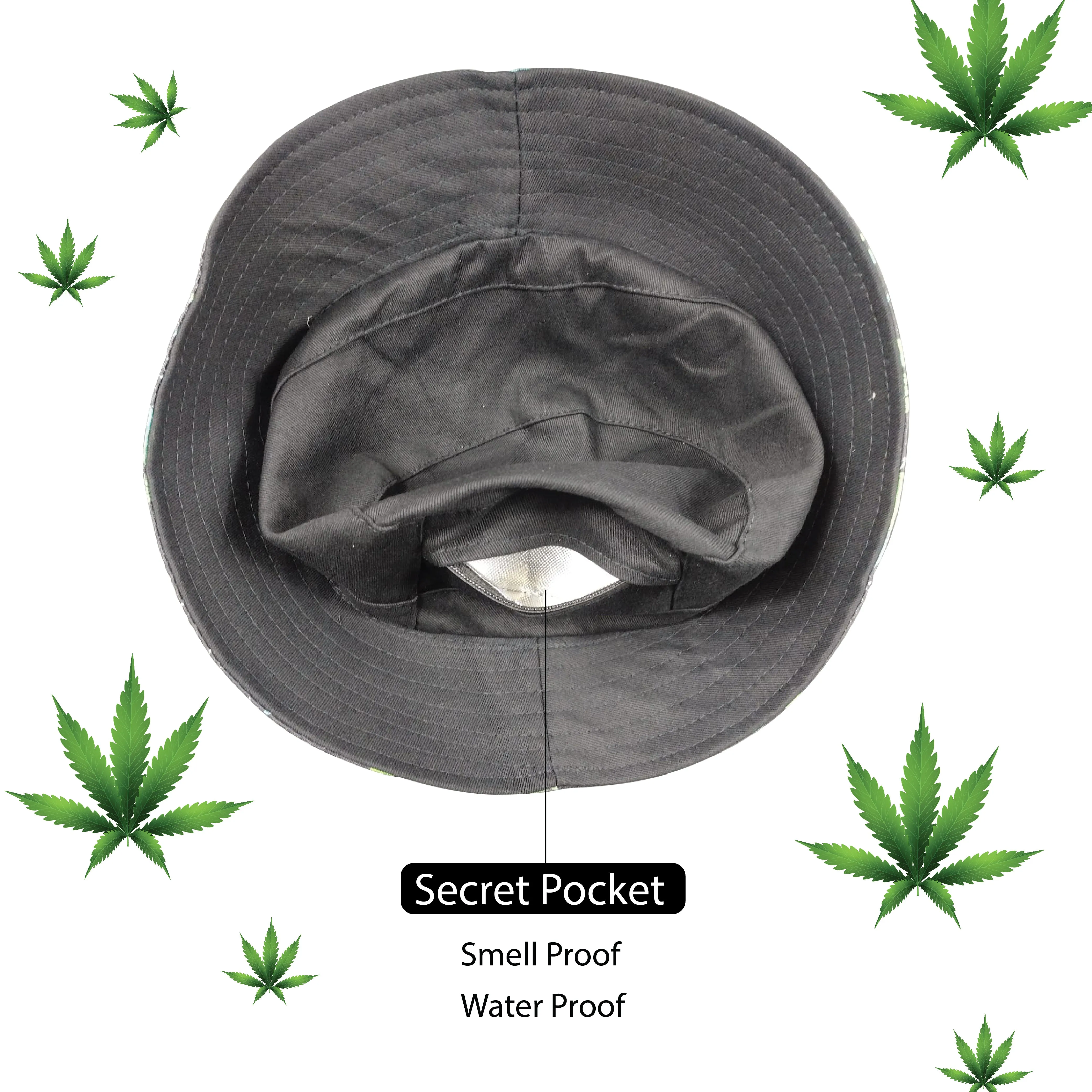 Get Lost Bucket Grey Squares