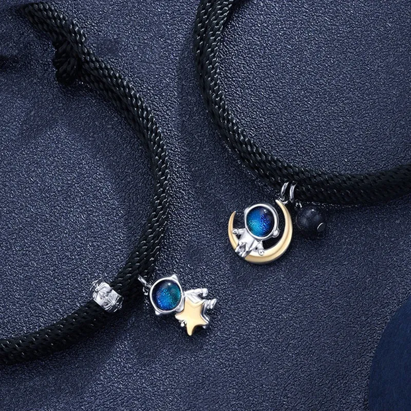 Gift Trend Wild Commemorative Astronaut Couple Bracelet