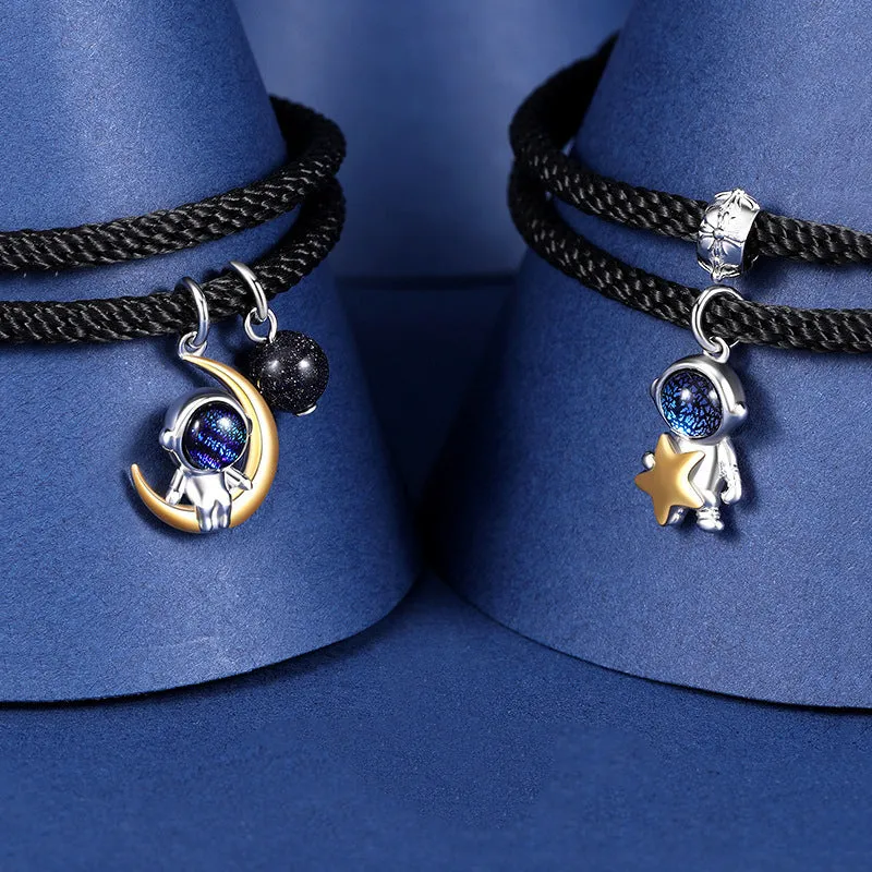 Gift Trend Wild Commemorative Astronaut Couple Bracelet