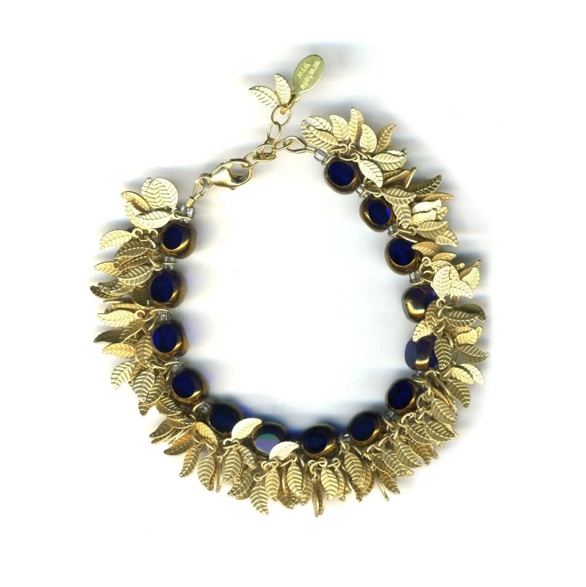 Gold Leaf Fringe Bracelet