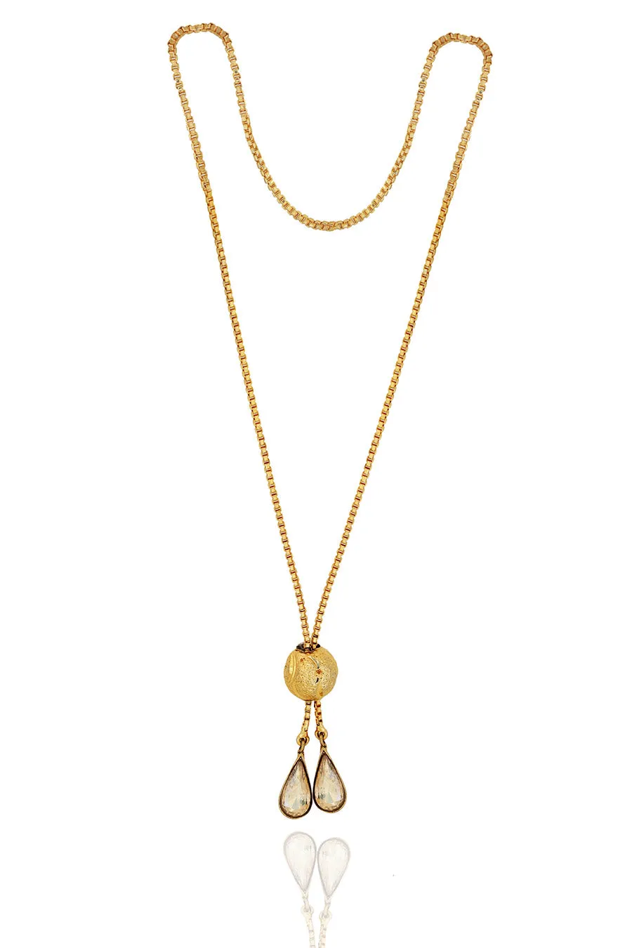 Golden Amber Rose Swarovski Pendant