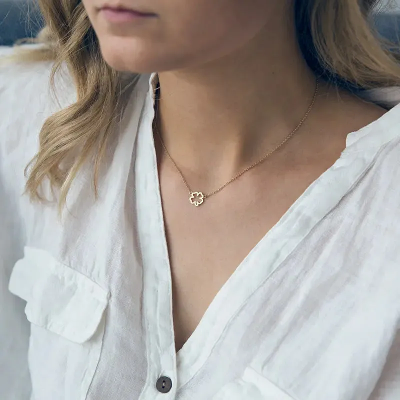 Good Luck Clover Necklace