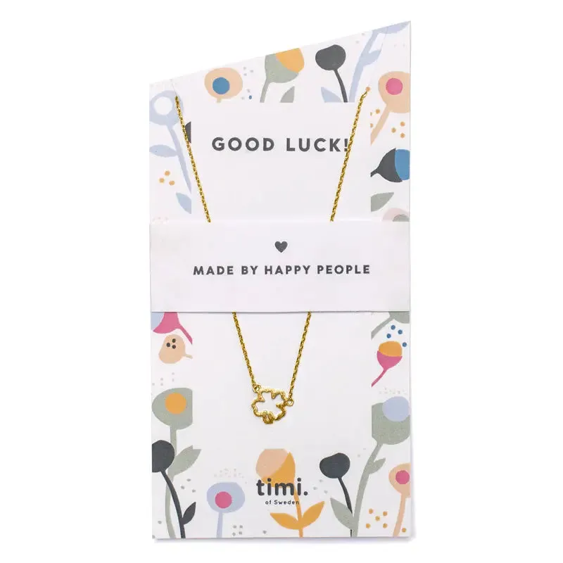 Good Luck Clover Necklace