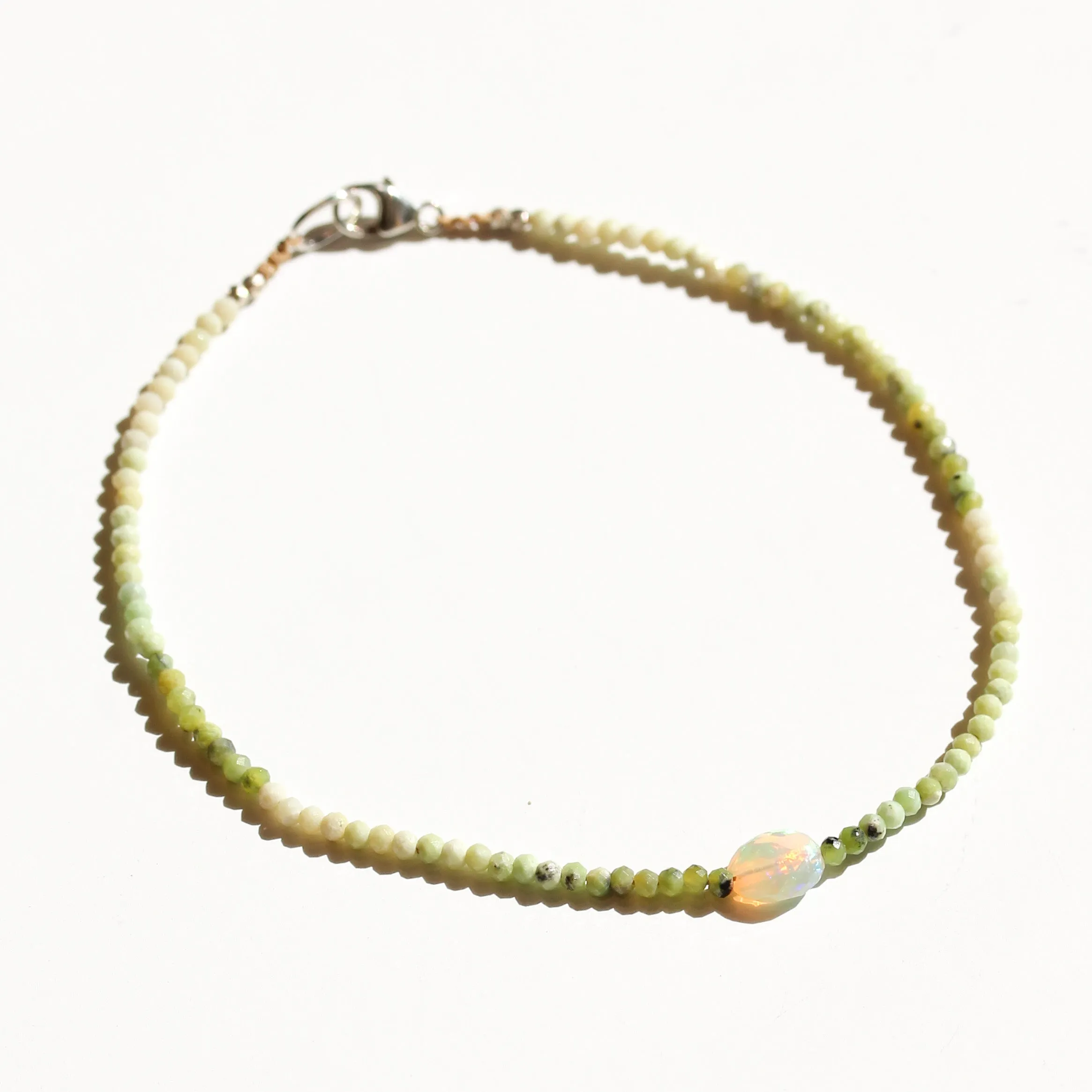 Green Opal   Opal Bracelet No.32
