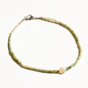 Green Opal   Opal Bracelet No.32