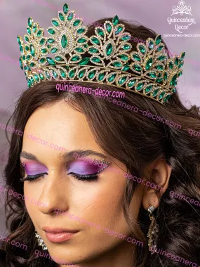 Green Quinceanera Tiara