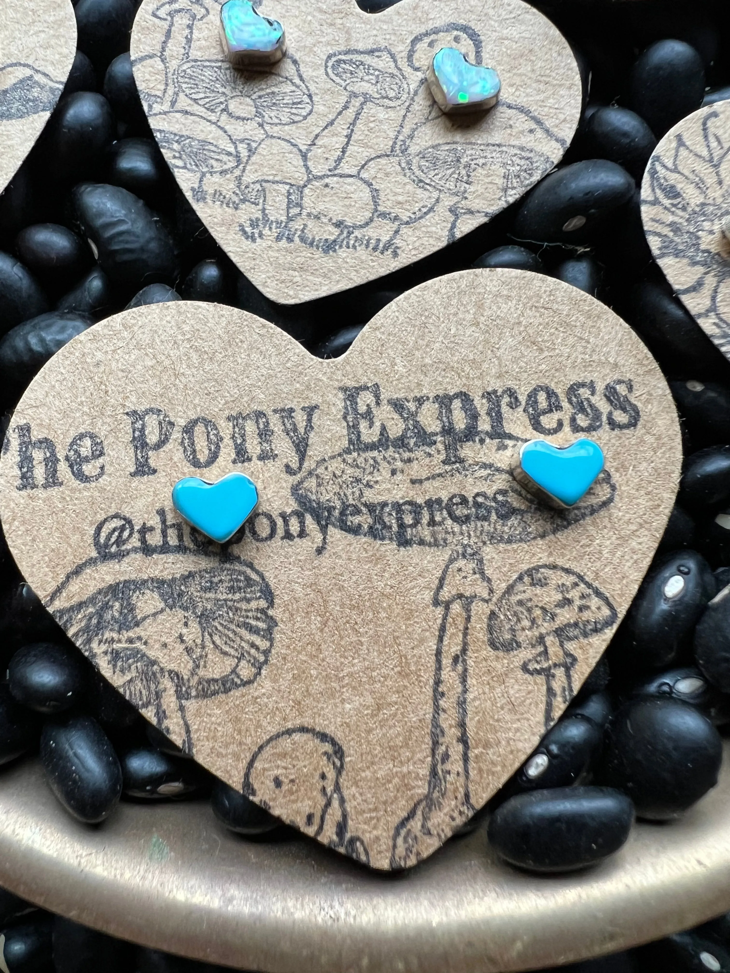 Heart Studs