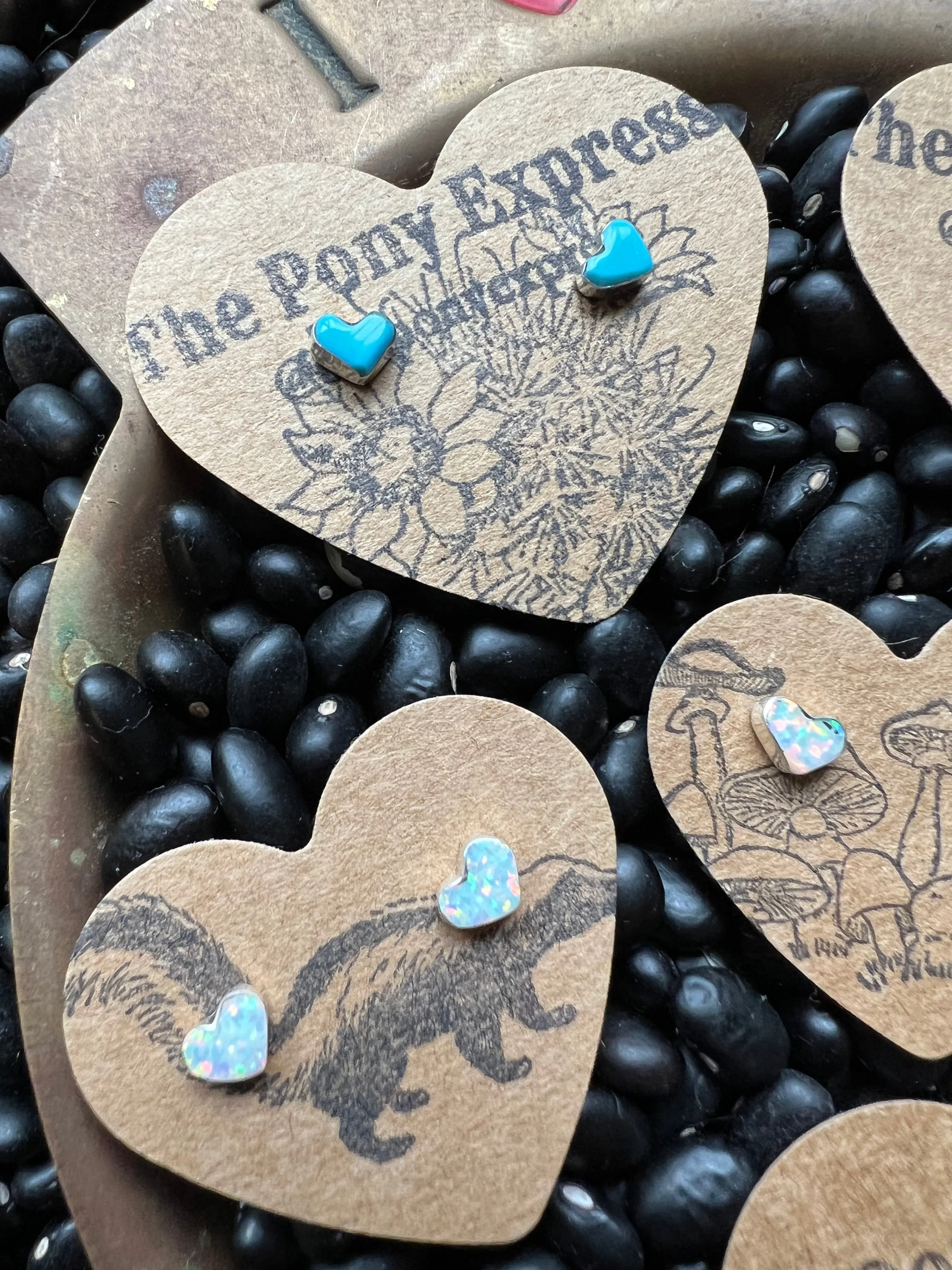Heart Studs