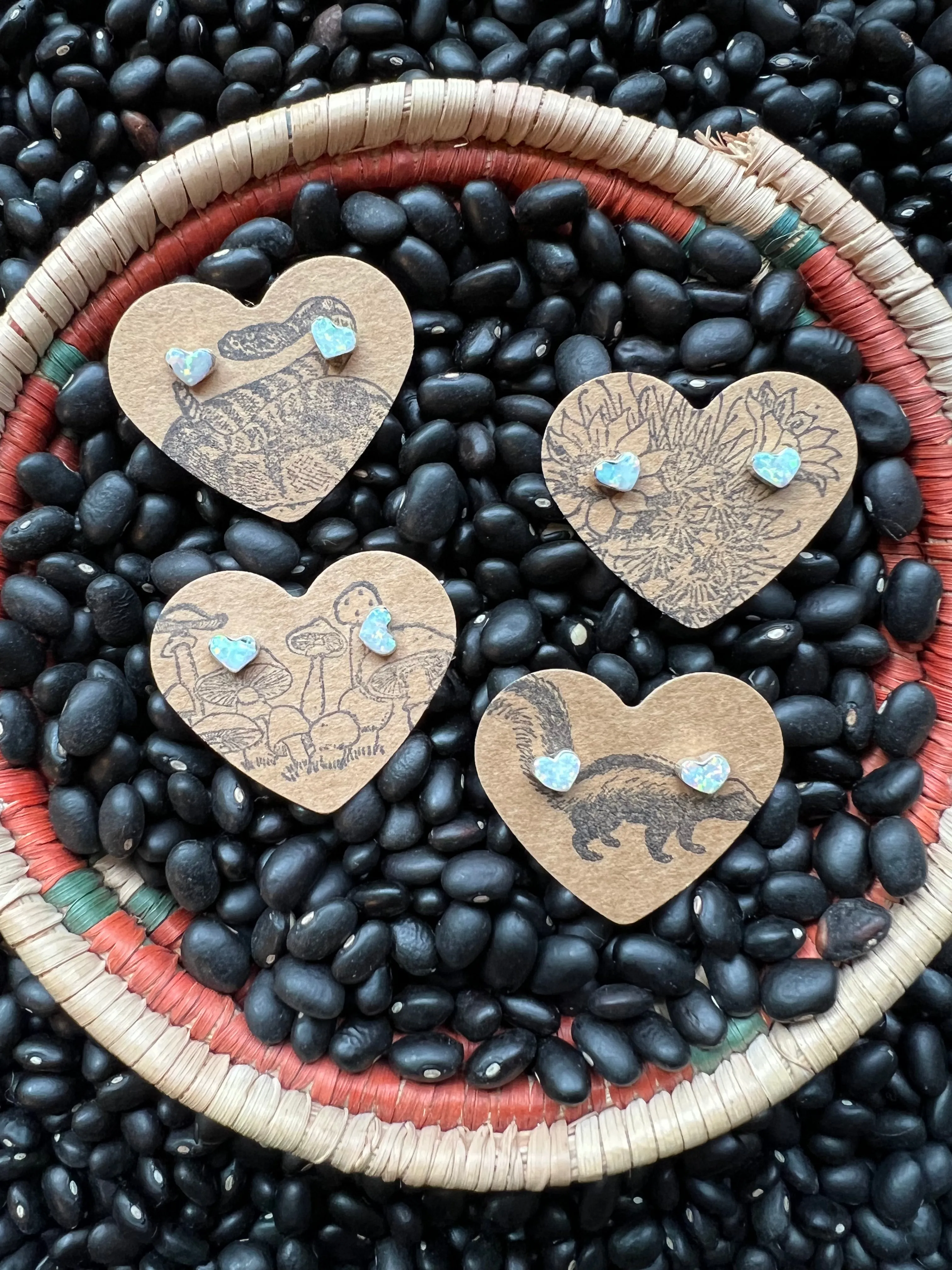 Heart Studs