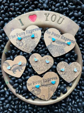 Heart Studs