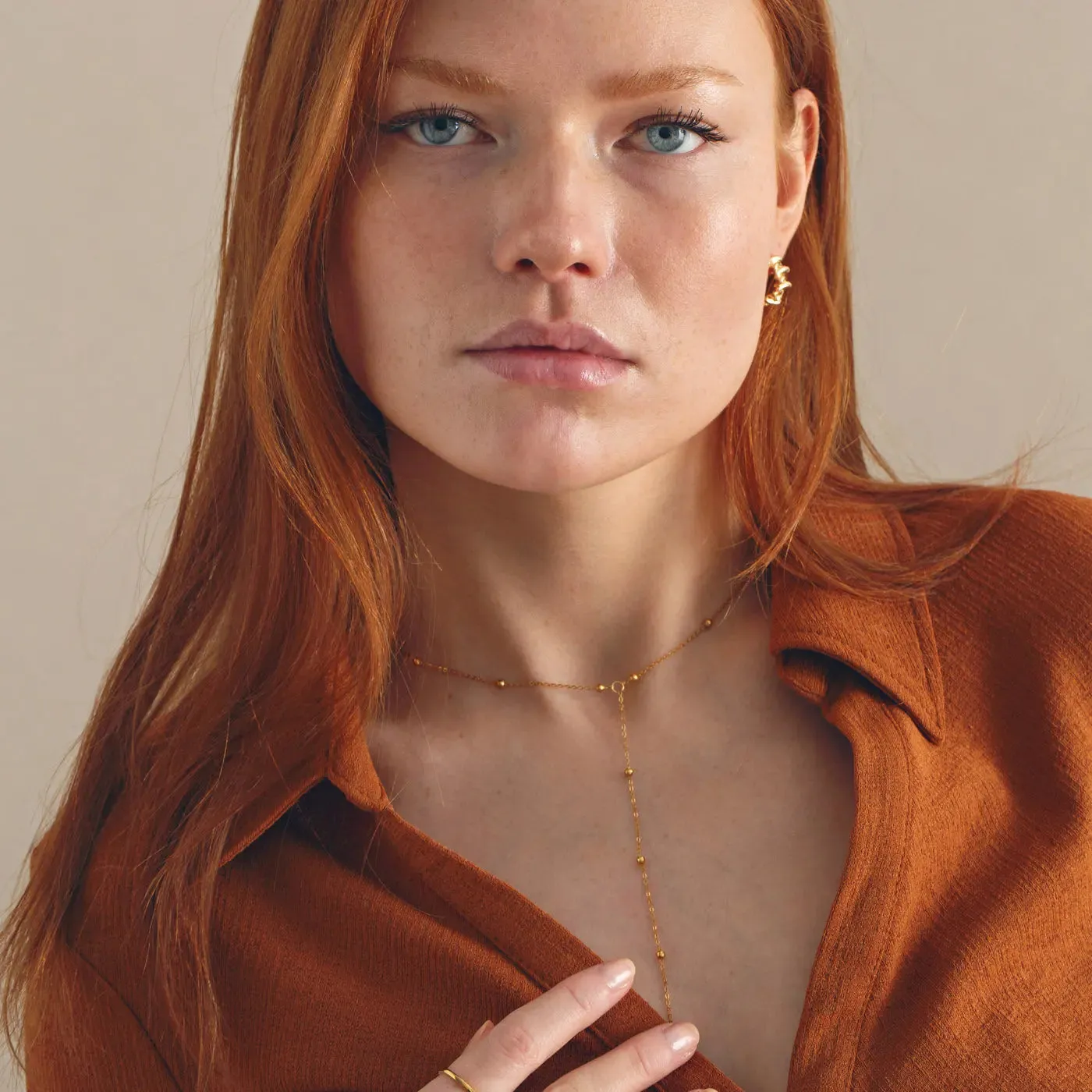 Heather - Bohemic Lariat Necklace Stainless Steel